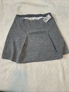 abercrombie kids Gray Heather Pleated Skirt